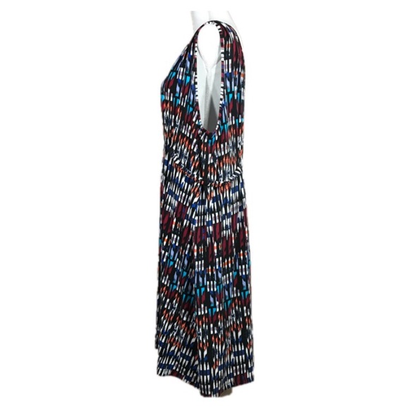 TART Grecia multicolored geometric print sleeveless jersey dress 3X - Picture 5 of 9